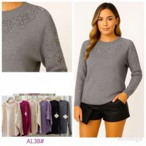 Swetry damskie (L-3XL/12szt)