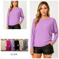 Swetry damskie (L-3XL/12szt)