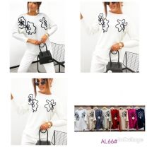 Swetry damskie (L-3XL/12szt)