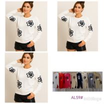 Swetry damskie (L-3XL/12szt)