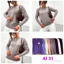 Swetry damskie (L-3XL/10szt)