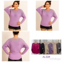 Swetry damskie (L-3XL/12szt)