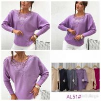 Swetry damskie (L-3XL/12szt)