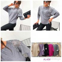 Swetry damskie (L-3XL/12szt)