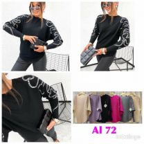 Swetry damskie (L-3XL/12szt)