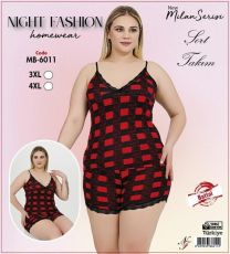 Piżama damska (3XL-4XL/5kpt)