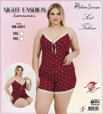 Piżama damska (3XL-4XL/5kpt)