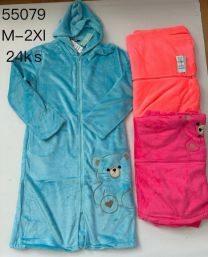 Szlafrok damski turecki (M-2XL/12szt)