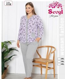 Piżama damska (2-4XL/12kpt)