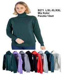Swetry damskie (L-2XL/12szt)
