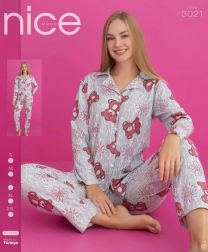 Piżama damska (S-2XL/8kpt)