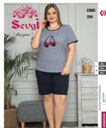 Piżama damska (2XL-4XL/12kompletów)