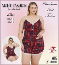 Piżama damska (3XL-4XL/5kpt)