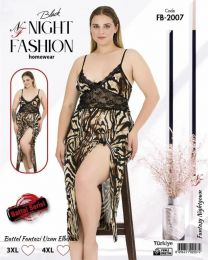 Koszula nocna damska (3-4XL/6szt)