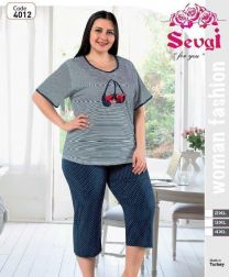 Piżama damska (2XL-4XL/12kompletów)