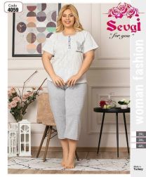 Piżama damska (2XL-4XL/12kompletów)