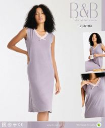 Koszula nocna damska (2-4XL/6szt)