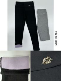 Spodnie leginsy dziecięce-Ocieplane (122-164/10szt)