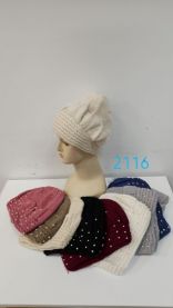 Czapki damskie (uniwersalny/12szt)