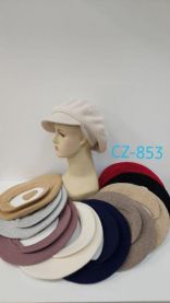 Beret damskie (uniwersalny/12szt)