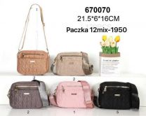 Torebki damskie (21.5x6x16cm/12szt)