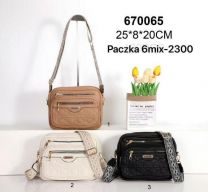 Torebki damskie (25x8x20cm/6szt)