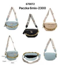 Torebki damskie (17x7.5x24cm/6szt)