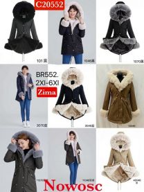 kurtka damskie (2-6XL/5szt)