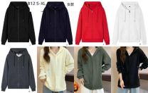 Bluzy z kapturem damskie (S-XL/4szt)