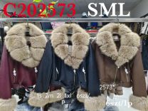 Kurtka ekoskóry damskie (S-L/6szt)