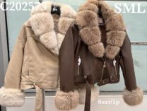 Kurtka ekoskóry damskie (S-L/6szt)