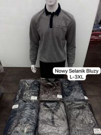 Bluzy bez kaptura męskie (L-3XL/12szt)