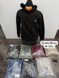 Bluzy z kapturem męskie (M-2XL/12szt)