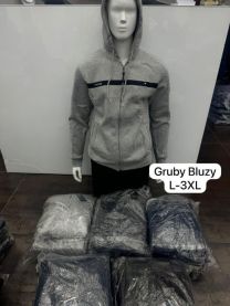 Bluzy z kapturem męskie (L-3XL/12szt)