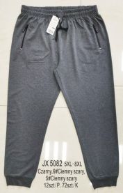 Spodnie dresowe męskie (5-8XL/12szt)