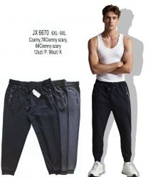 Spodnie dresowy męskie (6-9XL/12szt)