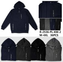 Bluzy z kapturem męskie (M-4XL/12szt)