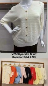 Swetry damskie (S-XL/12szt)