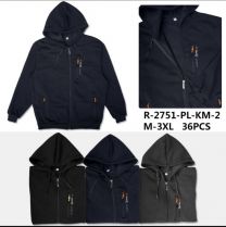 Bluzy z kapturem męskie (M-3XL/12szt)