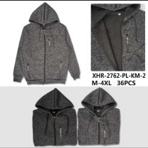 Bluzy z kapturem męskie (M-4XL/12szt)