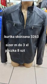 Kurtka ekoskóry męskie (M-3XL/8szt)