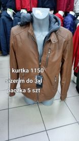 Kurtka ekoskóry męskie (M-3XL/5szt)