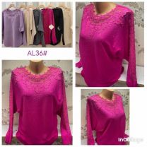 Swetry damskie (L-3XL/12szt)