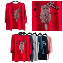 Bluzki damskie (2-5XL/12szt)