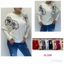 Swetry damskie (L-3XL/12szt)