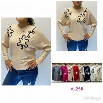 Swetry damskie (L-3XL/12szt)