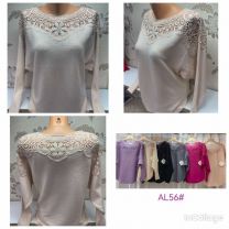 Swetry damskie (L-3XL/12szt)