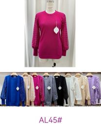 Swetry damskie (L-3XL/12szt)