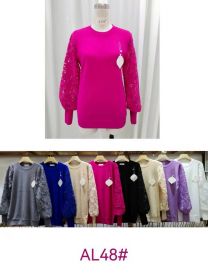 Swetry damskie (L-3XL/12szt)