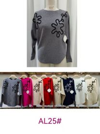 Swetry damskie (L-3XL/12szt)